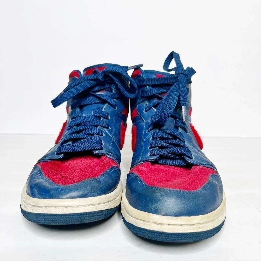 Jordan 1 Retro Phat Premier French Blue Athletic Sneakers High Top 11.5 2009